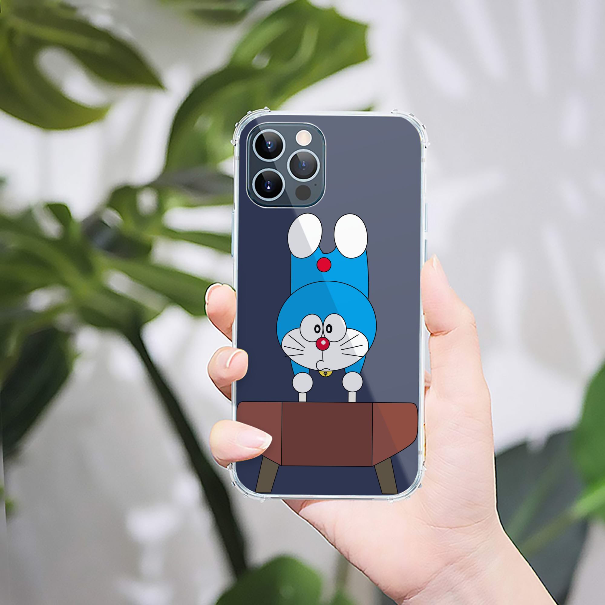 （画像用） ドラえもん Doraemon 【iPhone 12シリーズ対応】透明スマホケース（クリアソフトケース）